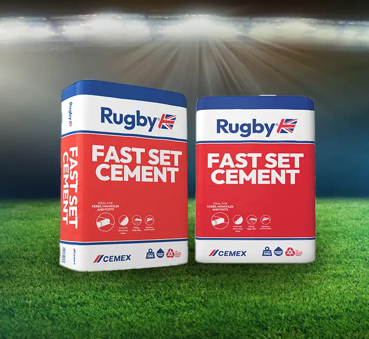 Cemex Building Rugby Merchant Hub: Rugby Fast Set Cement - Cemex UK