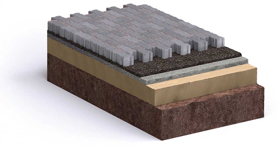 STREETPAVE mortar paving system